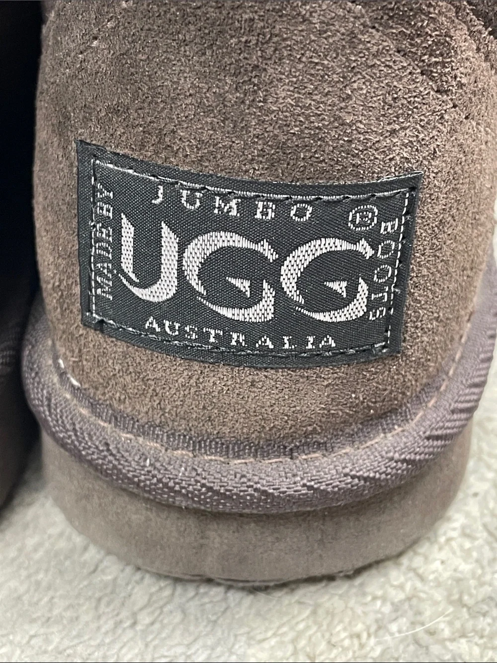 Jumbo UGG Australia Sheepskin Brown Boots